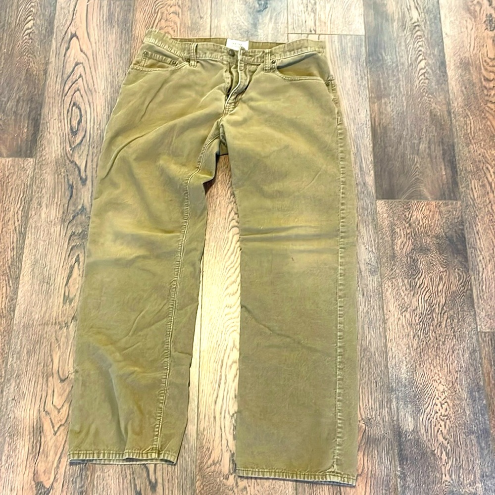 Old Navy corduroy TAN pants 34/32 vintage excellence condition